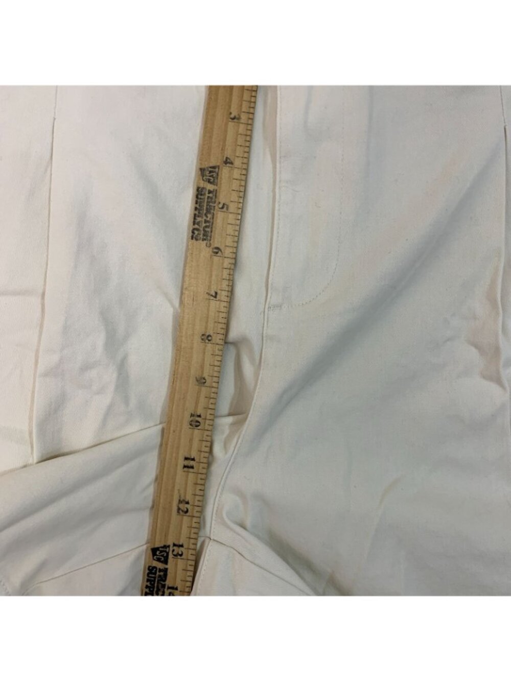 NWT Banana Republic Women's 14 Beige Tan Pleat Front Chino Shorts 5.5" Inseam - Picture 6 of 11